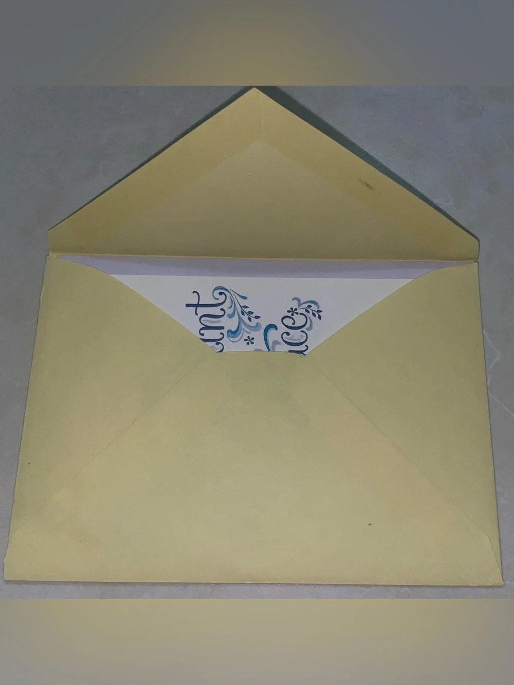 Religious Vintage Birthday Card (Yellow Envelope)